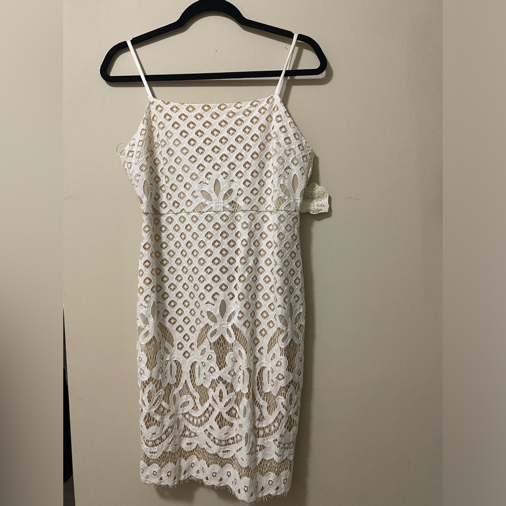 NWT lace white dress altered state